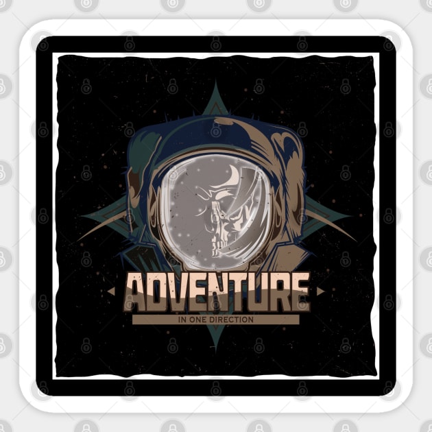 Space one way to adwenture Sticker by DoubleDv60